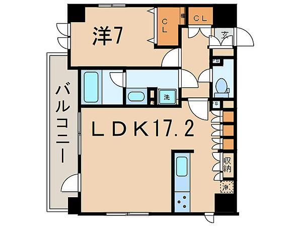 リックスLお茶の水女子大前間取り図