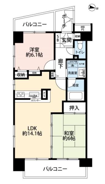 ライオンズマンション東大赤門前間取り図