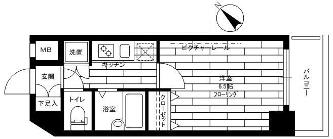 ステージファースト神楽坂間取り図