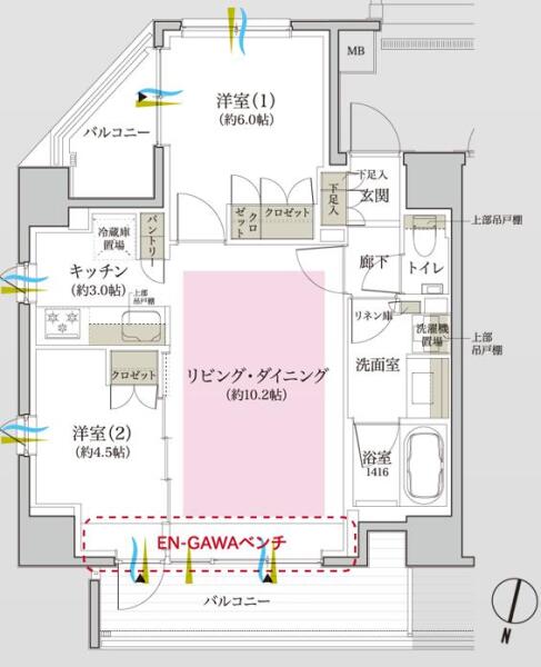 クレヴィア本郷春日ステーションフロント間取り図