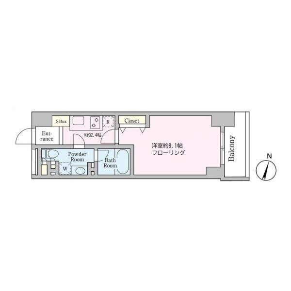 グランプラス千駄木間取り図