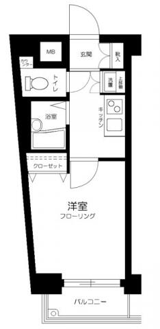 プレール・ドゥーク文京本駒込間取り図