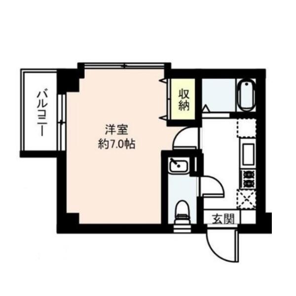 グリーンコート白山間取り図