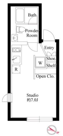 PASEO白山II間取り図