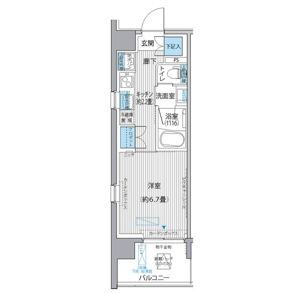 レーヴマニフィック本郷間取り図