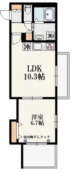 アンセール小石川間取り図