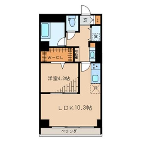 マンションかねき 504号室 間取り図