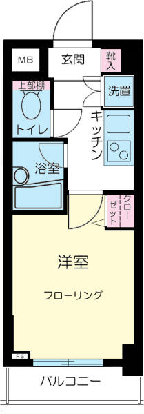 ミリオンガーデン小石川 304号室 間取り図