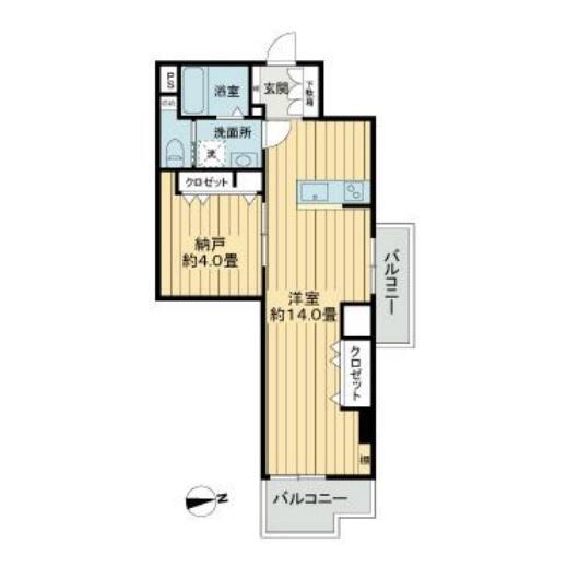 ライオンズマンション小石川第3間取り図