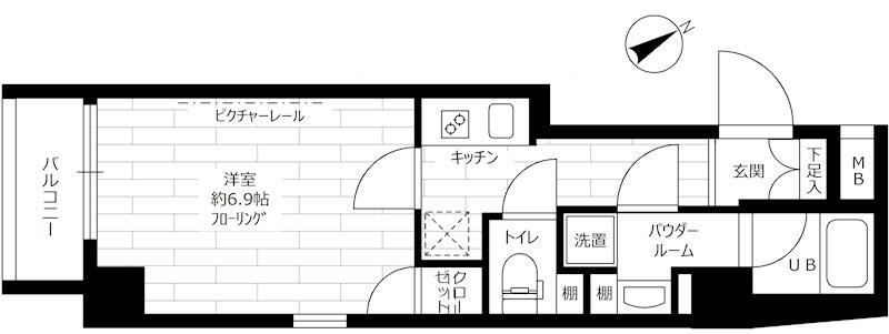 ステージファースト本駒込II間取り図