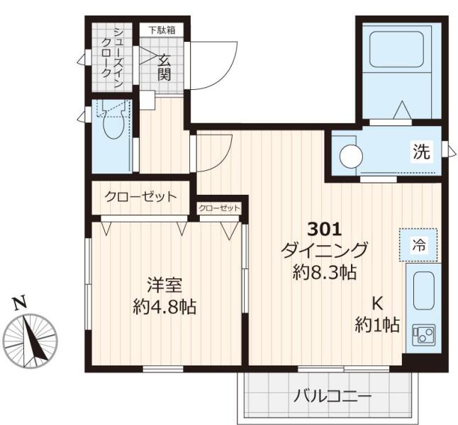 メゾンK間取り図