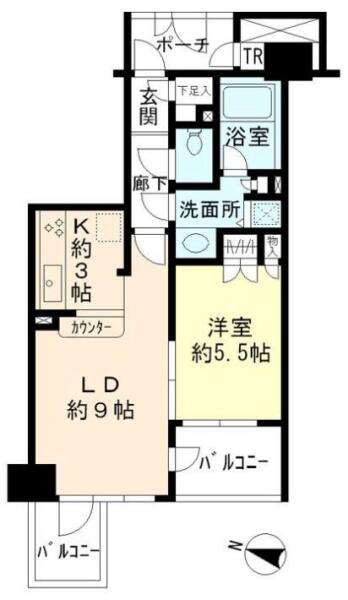 アールヴェール文京大塚公園間取り図