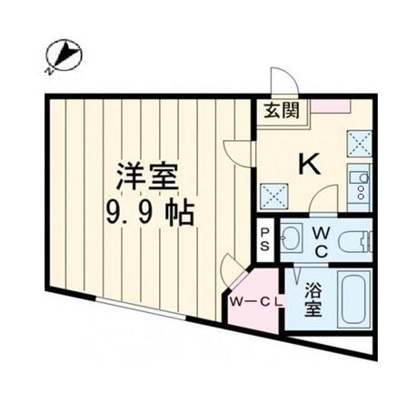 アーバンステージ千石 402号室 間取り図