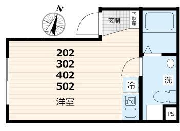 トラストシティ間取り図