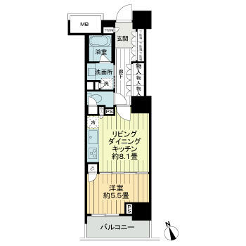 パークハウス文京関口間取り図