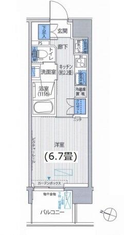 レーヴマニフィック本郷間取り図