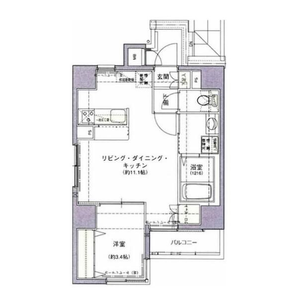 VIDA御茶ノ水（ヴィーダ御茶ノ水）間取り図