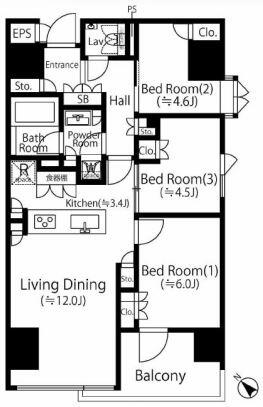 コノート茗荷谷間取り図