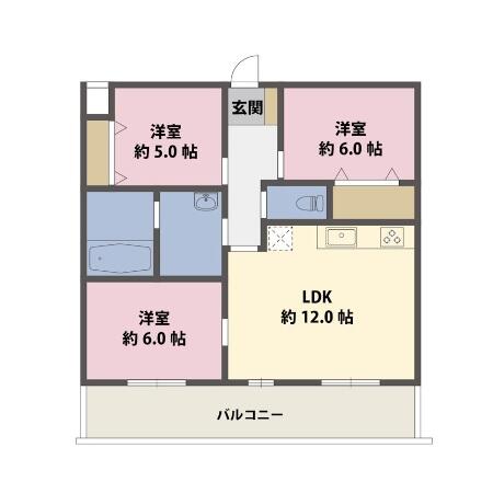 シェラ目白台豊坂 402号室 間取り図