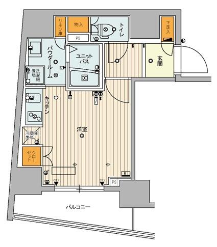 スカイコートパレス後楽園間取り図