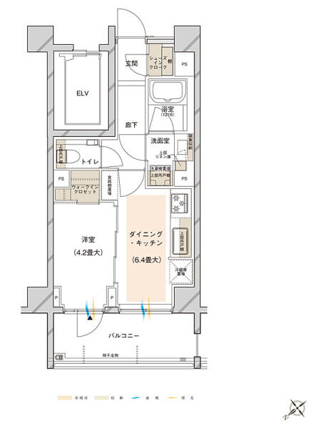 ブランズ文京小石川レジデンス間取り図