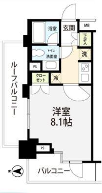 クレヴィア小石川後楽園 4F 間取り図