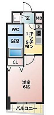 スカイコート後楽園EAST間取り図