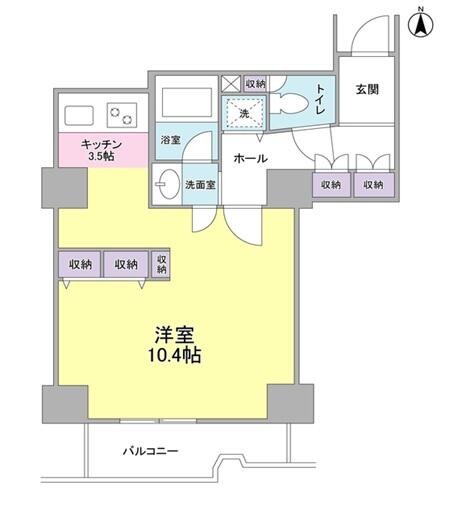 文京グリーンコートビュータワー本駒込A棟間取り図