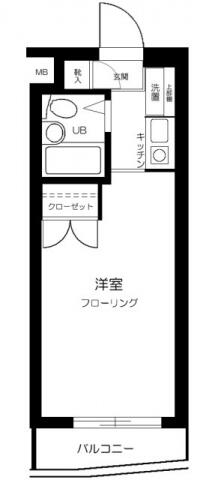 スカイコート後楽園第3間取り図