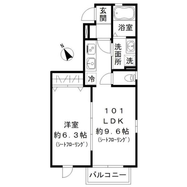 みすずアパートメント間取り図