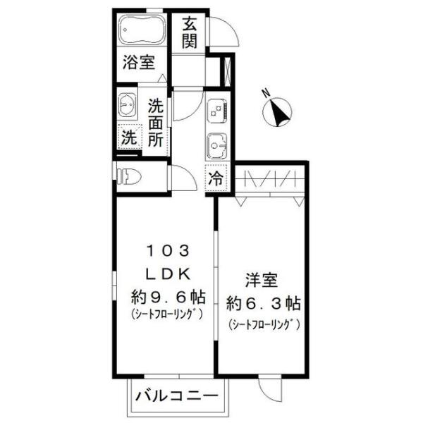 みすずアパートメント間取り図