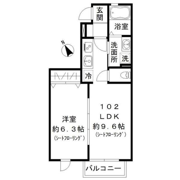 みすずアパートメント間取り図