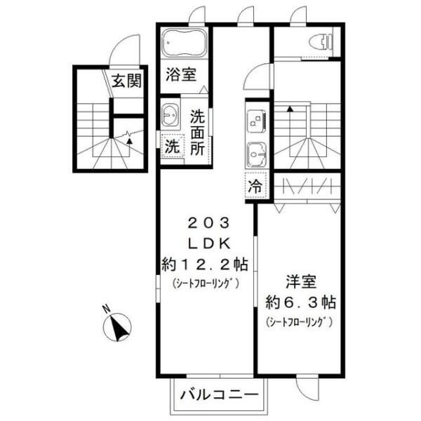 みすずアパートメント間取り図