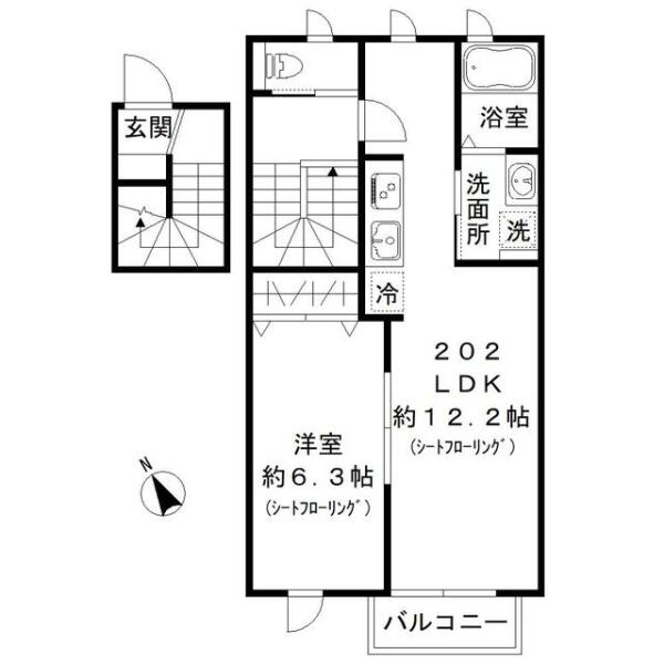 みすずアパートメント間取り図