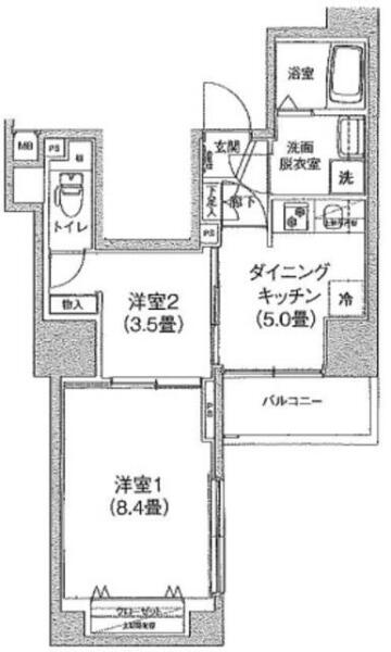 アイルプレミアム文京六義園間取り図