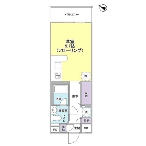 ヴェルデュール本郷　弐番館間取り図