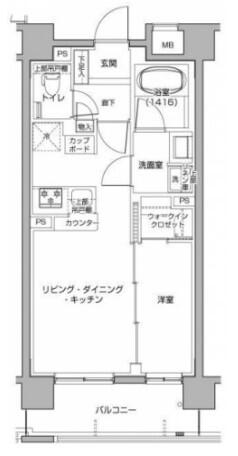 グランスイート文京小桜 204号室 間取り図