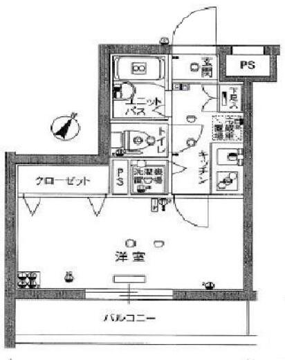 スカイコート文京大塚間取り図