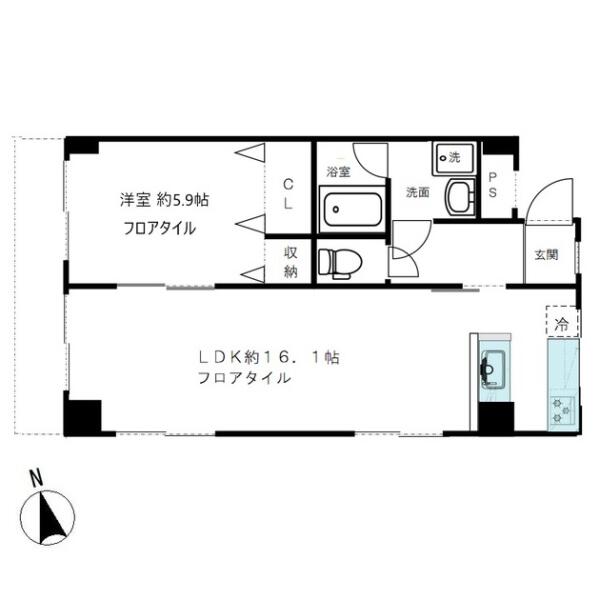 湯島台レジデンス間取り図