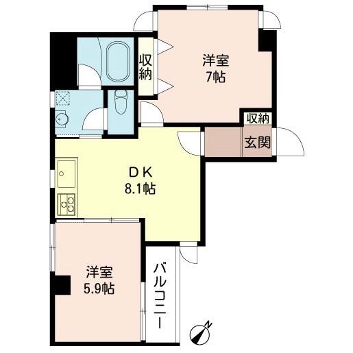 フォレスト弥生間取り図