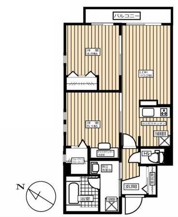 ガーデンテラス文京指ヶ谷間取り図