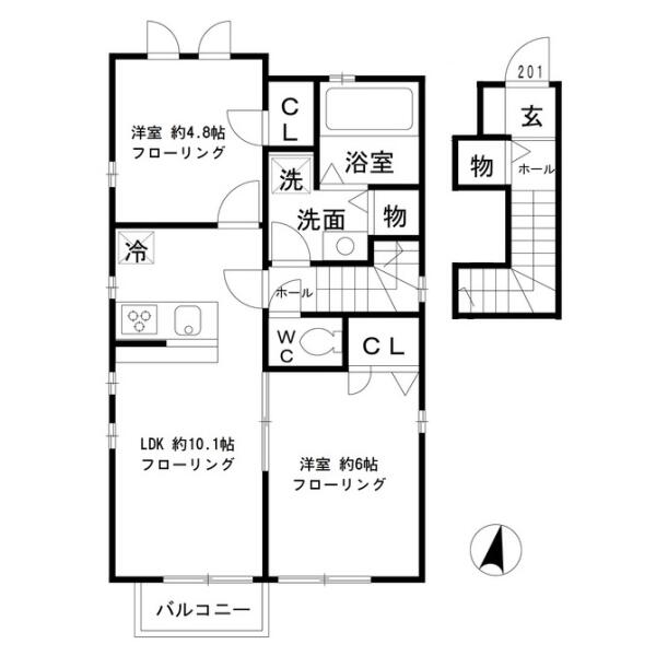 フェリセス・コヒナタ間取り図