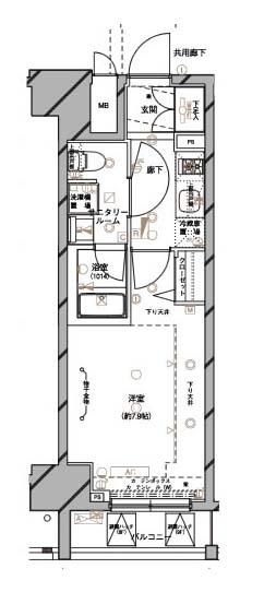 ステージグランデ文京白山間取り図