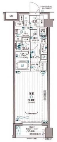 パレステージ文京江戸川橋間取り図