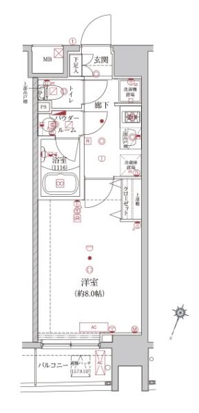 アルテシモ　ルーナ間取り図