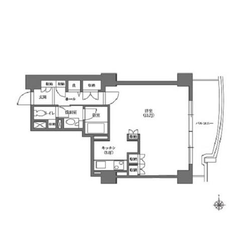 文京グリーンコートビュータワー本駒込B棟間取り図