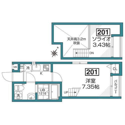 グランエッグス文京大塚間取り図