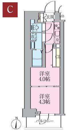 ルネサンスコート文京白山間取り図