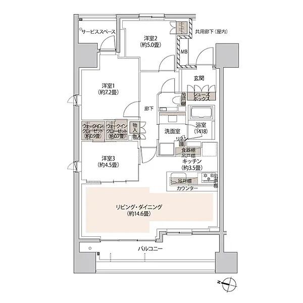 ザ・パークハウス本郷間取り図