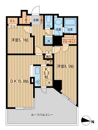 KDXレジデンス千駄木間取り図